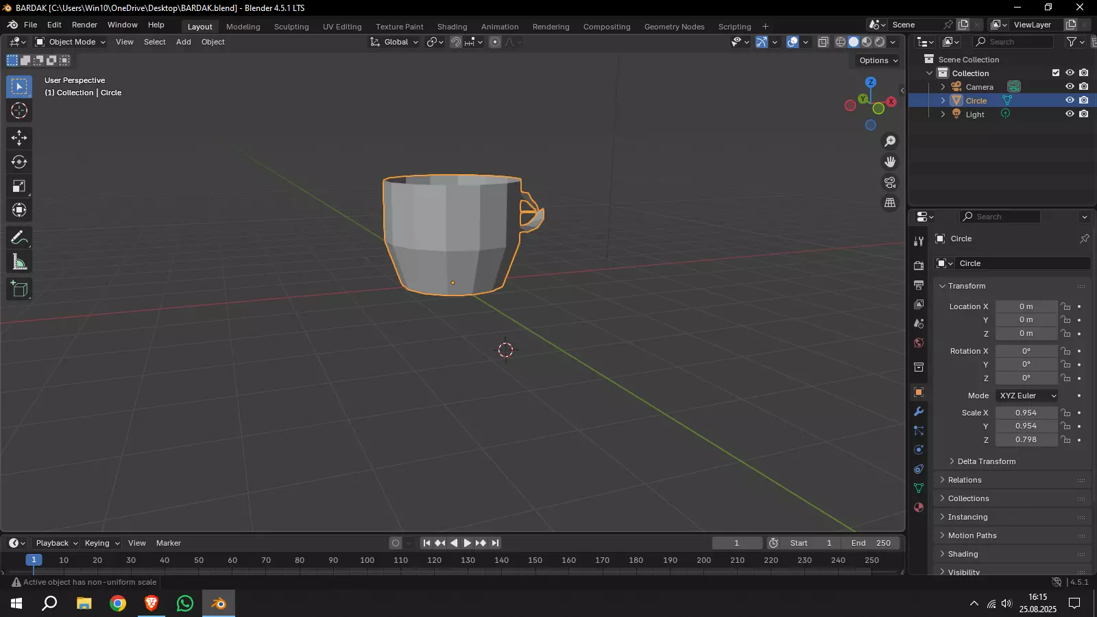 3D KAHVE BARDAGI 3D print model_1