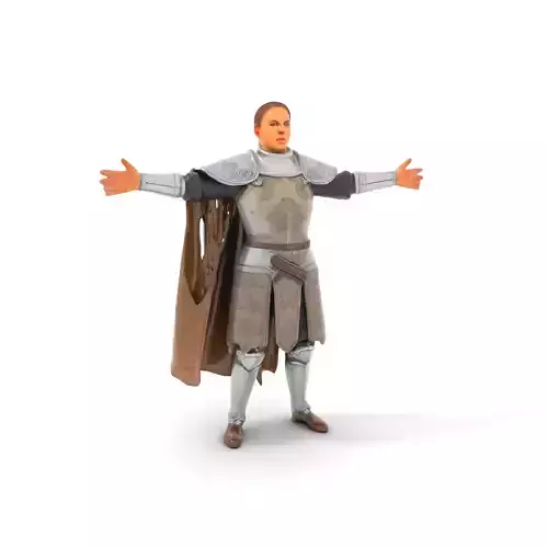 Medieval Knight Armor model pack with textured detailing Low-poly 3D model