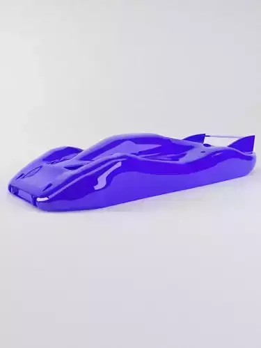 The silhouette of the car 1970 Porsche 917 Lang Heck