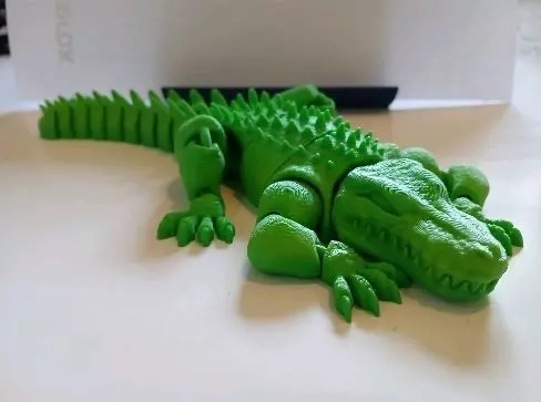 Articulated alligator 3D print model_16