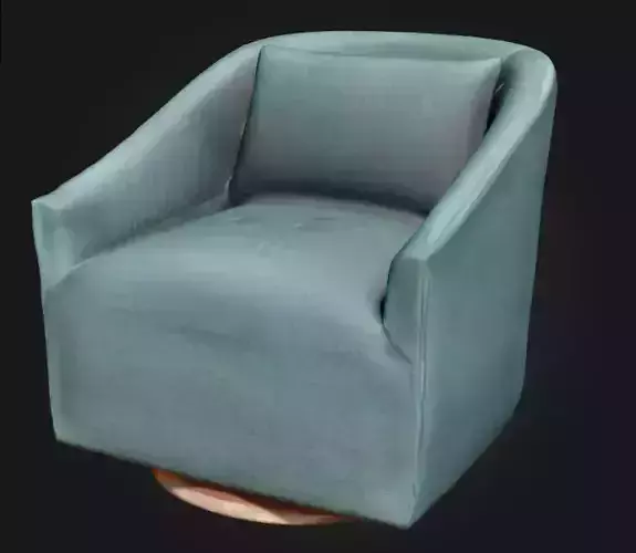 Swivel Elegance Chair Low-poly 3D model