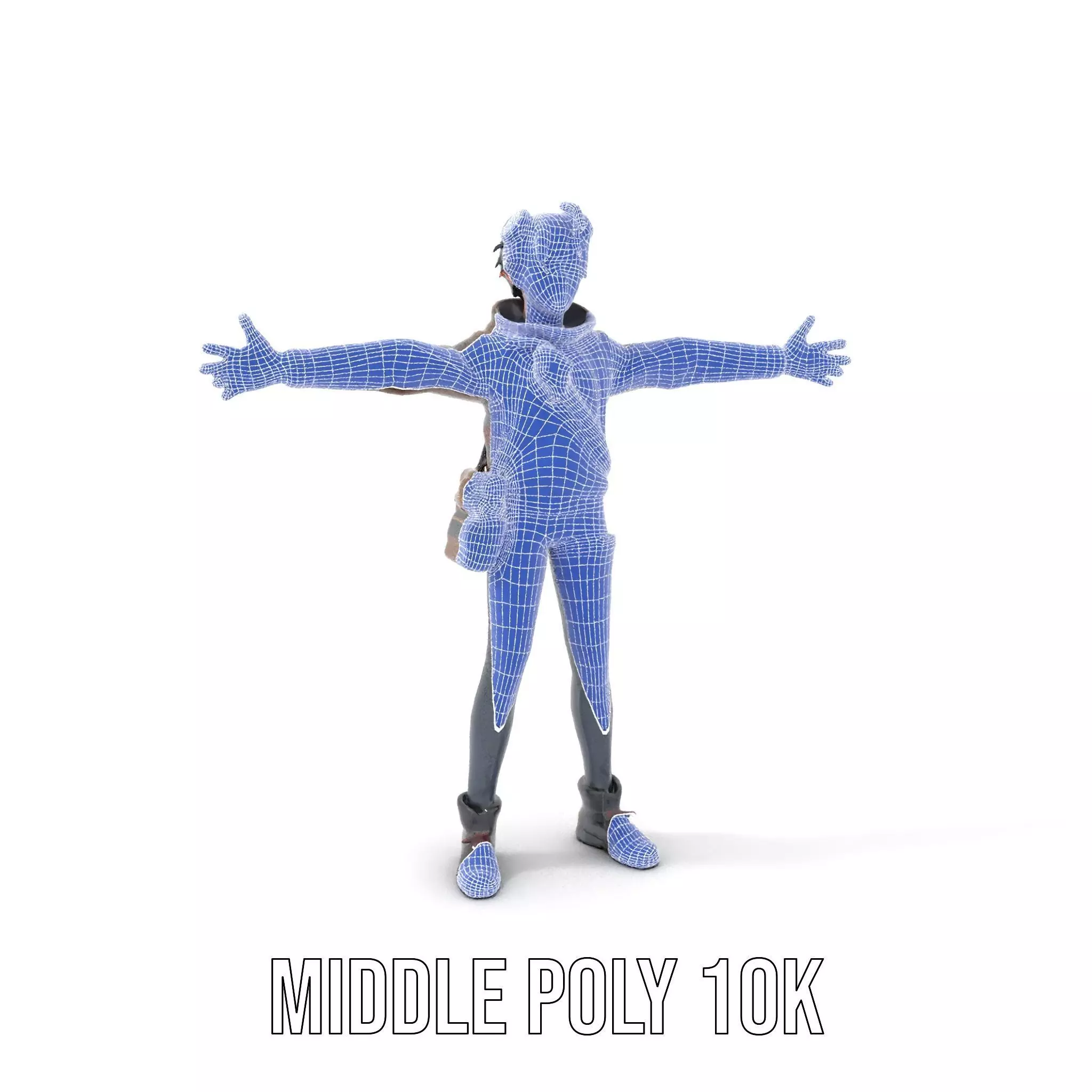 Adventure Character Model Pack  Teen Explorer Low-poly 3D model_18