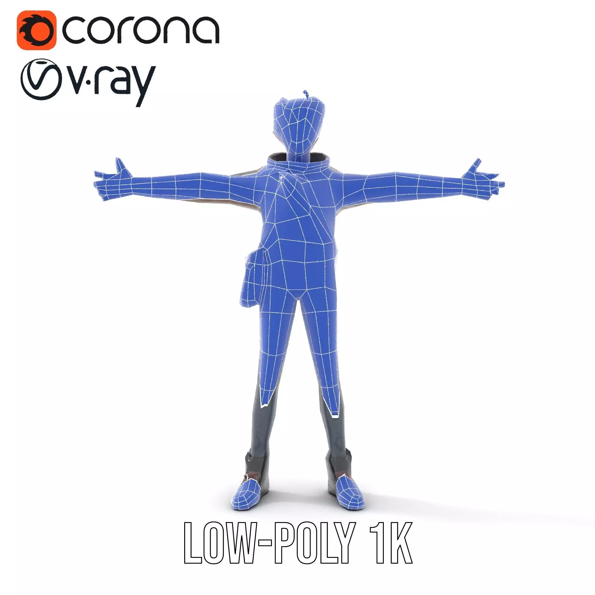 Adventure Character Model Pack  Teen Explorer Low-poly 3D model_30