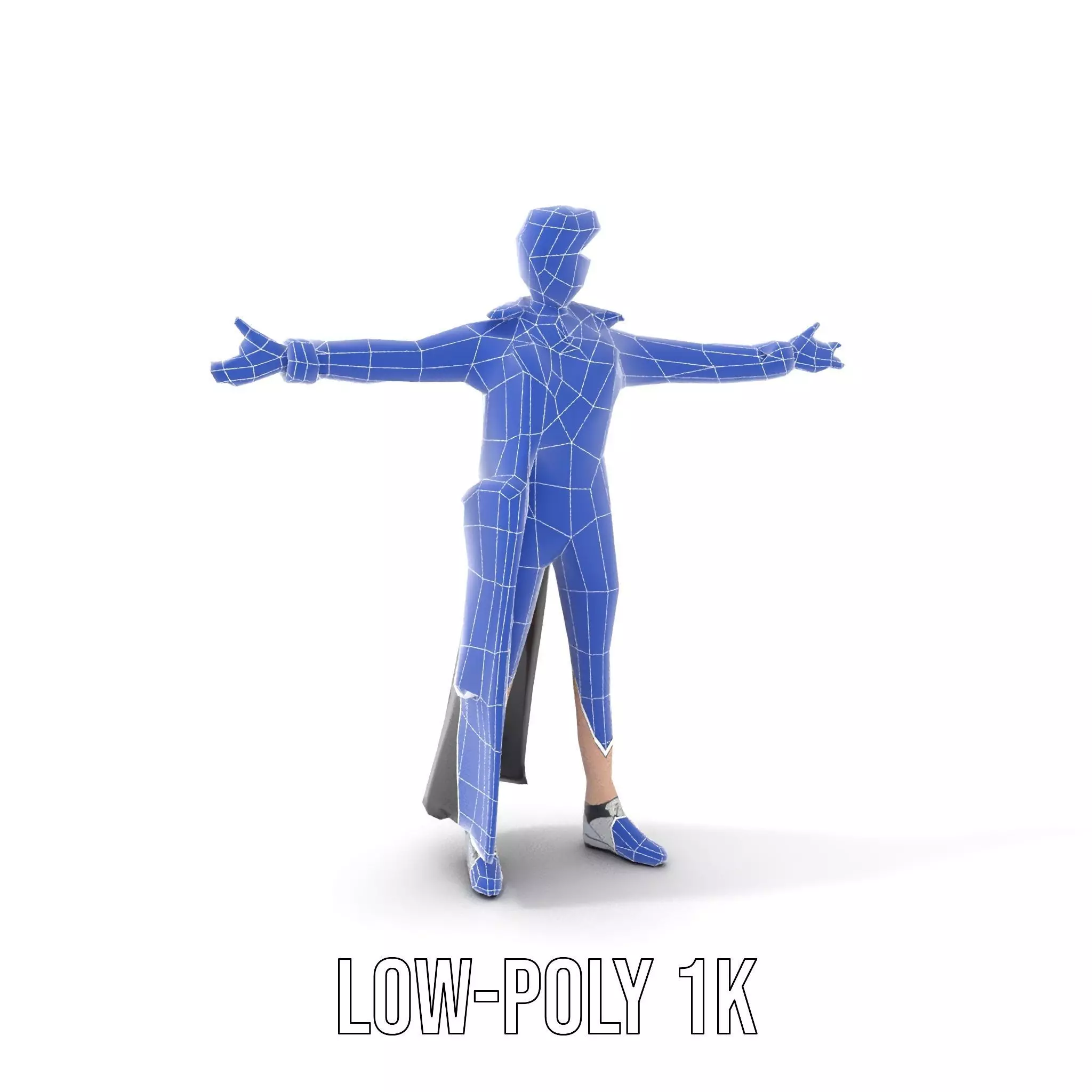 Steampunk Character Model Pack with Detailed Wardrobe Low-poly 3D model_17