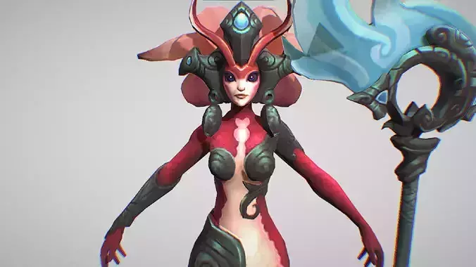 Nami Koi Skin - League Of Legends - Vastaya Of The Seas