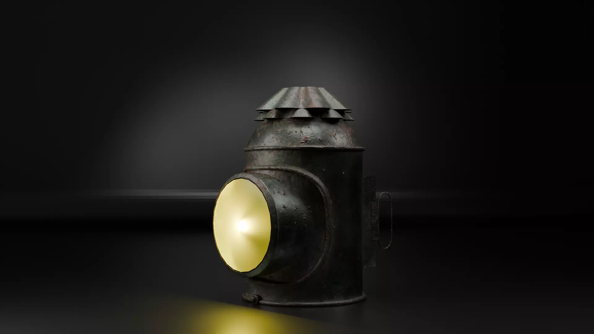 Old Lamp Free low-poly 3D model