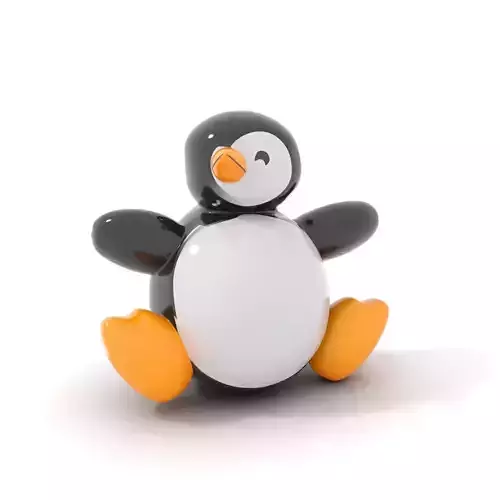 Inflatable Penguin Model Pack with Realistic Textures