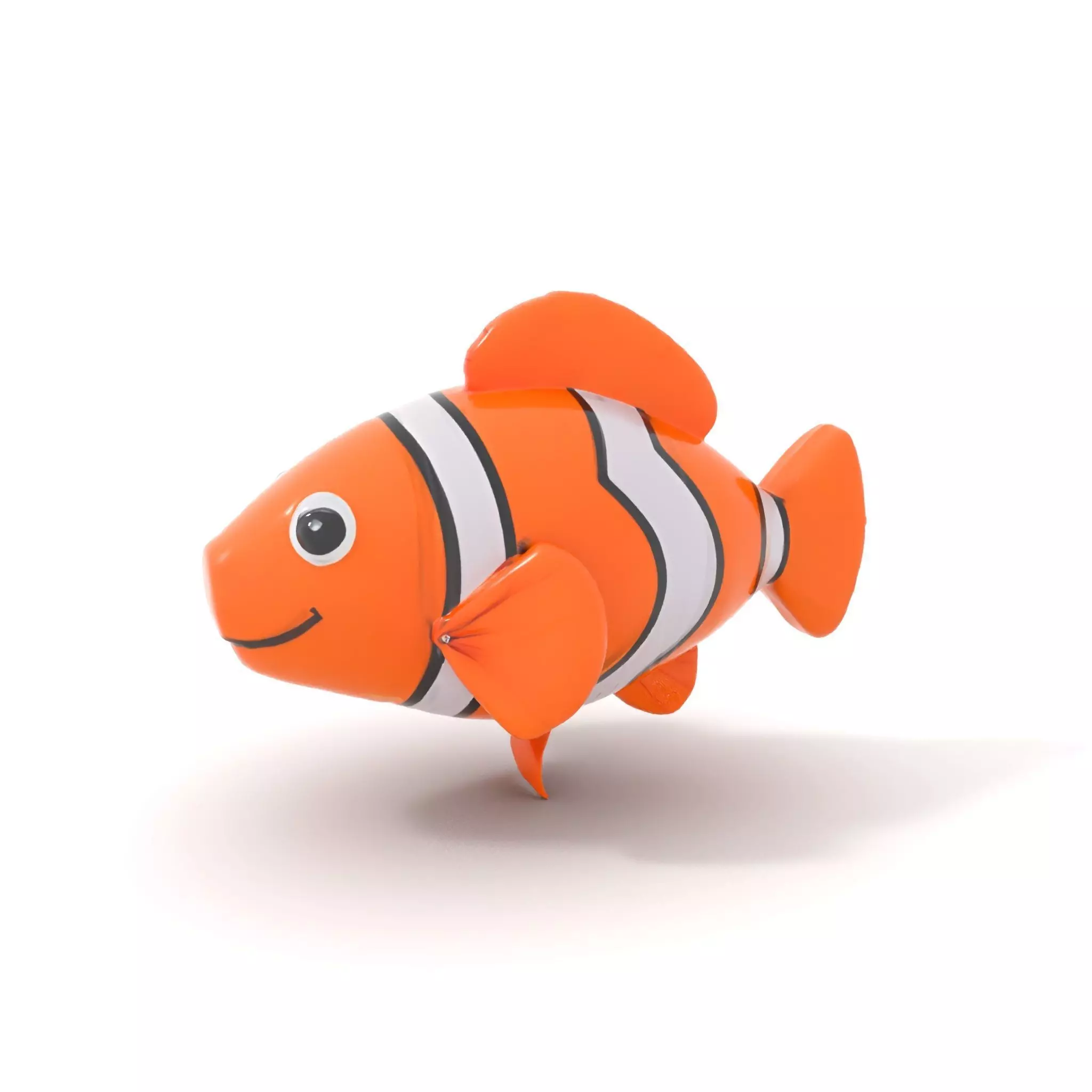 Inflatable Clownfish Balloon Model Pack Low-poly 3D model_0