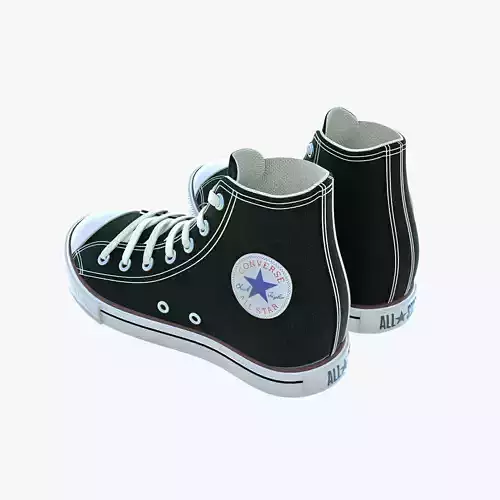 Converse All Stars Shoes 3D model