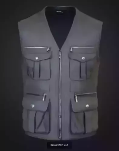 Formal and Tactical Outfit 3D Clothing Set 3D Model Collection
