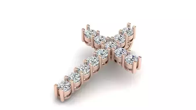 Diamond Cross Pendant