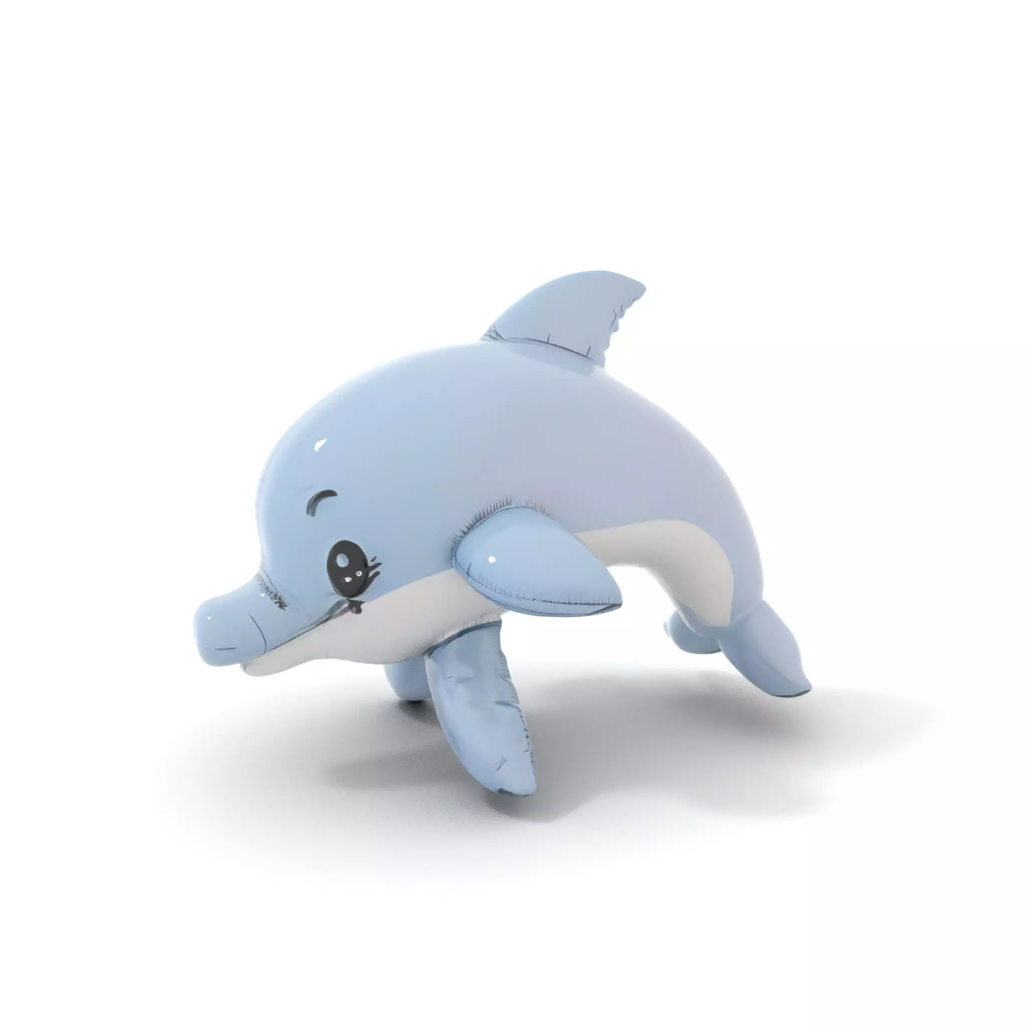 Inflatable Dolphin Toy Model Pack for Rendering Low-poly 3D model_0