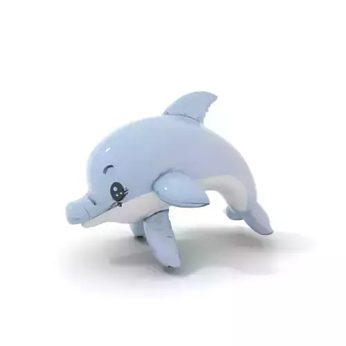 Inflatable Dolphin Toy Model Pack for Rendering Low-poly 3D model Inflatable Dolphin Toy Model Pack for Rendering Low-poly 3D model