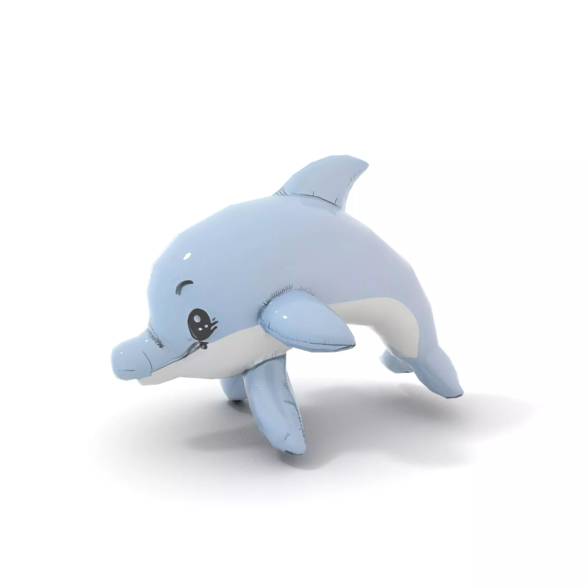 Inflatable Dolphin Toy Model Pack for Rendering Low-poly 3D model_7