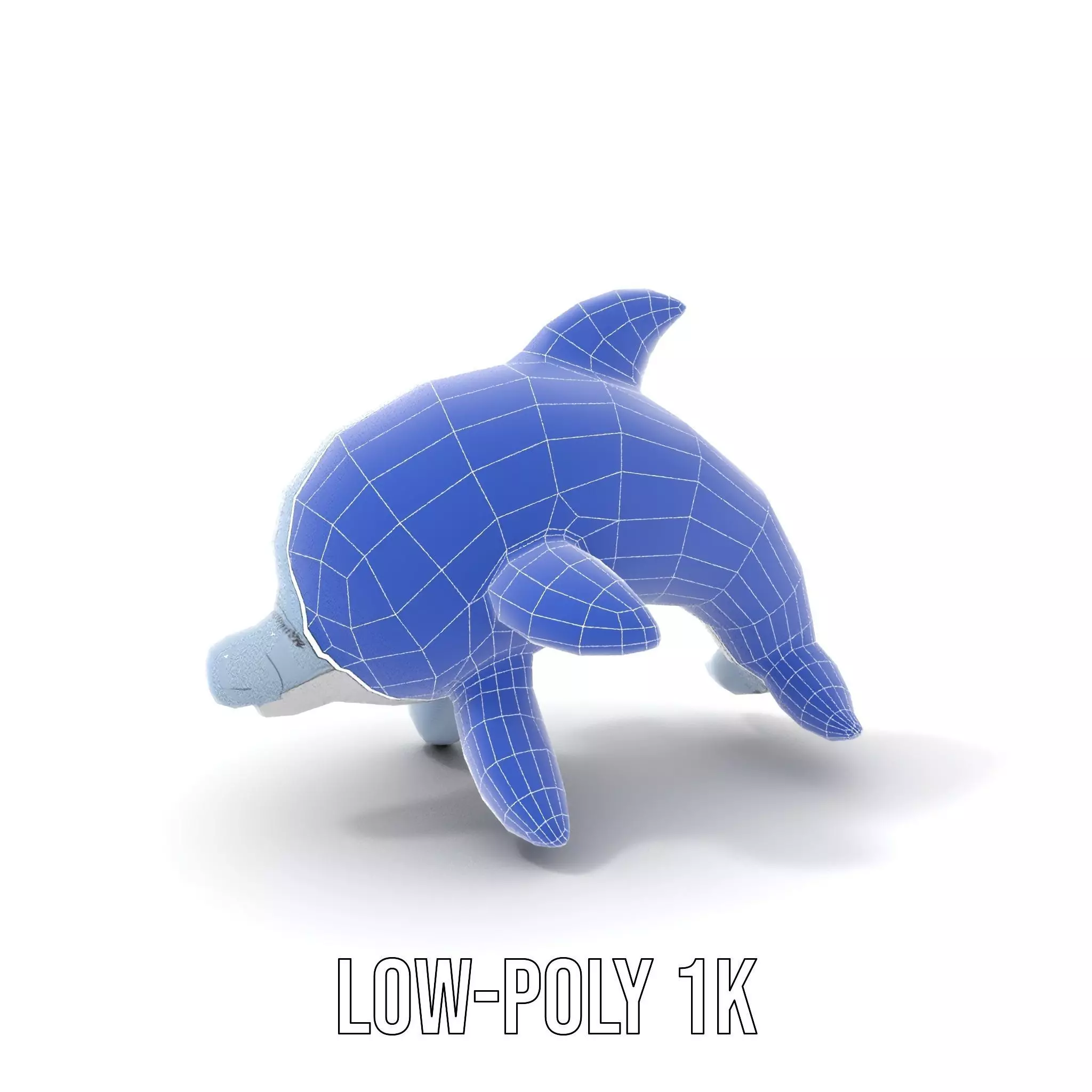 Inflatable Dolphin Toy Model Pack for Rendering Low-poly 3D model_14