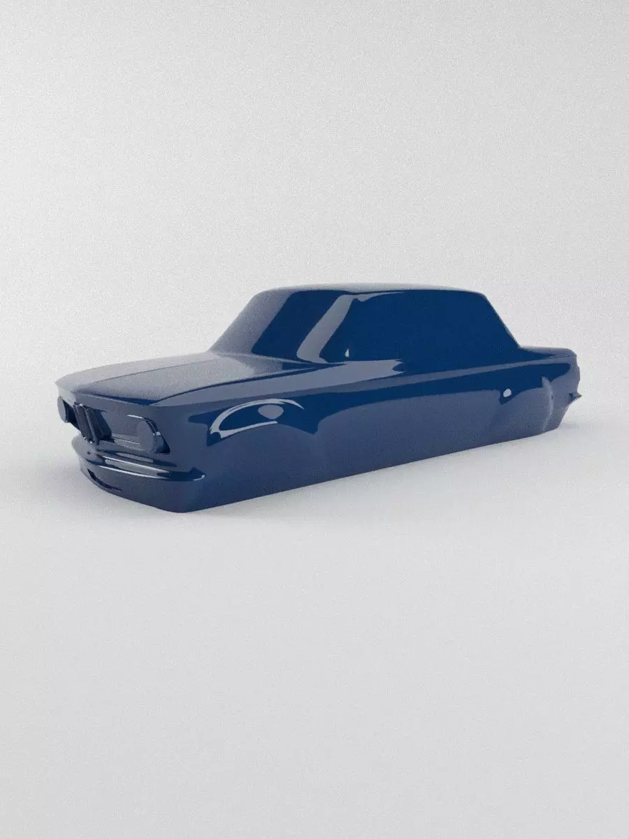 The silhouette of the car 1973 BMW 2002 E20 Turbo 3D print model_0