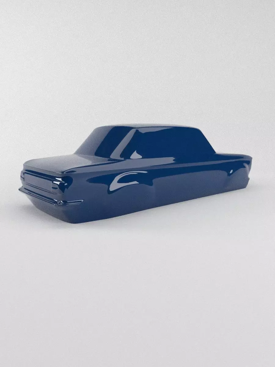 The silhouette of the car 1973 BMW 2002 E20 Turbo 3D print model_1