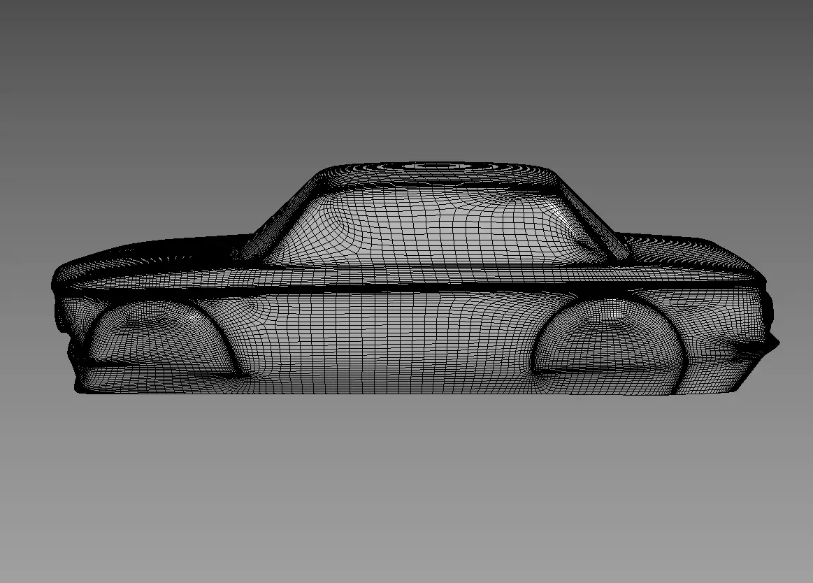 The silhouette of the car 1973 BMW 2002 E20 Turbo 3D print model_3