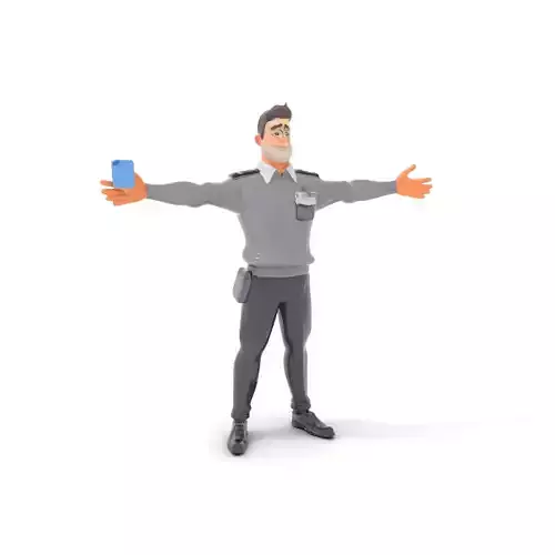 Police Officer Character Model Pack with Uniform and Accessories Low-poly 3D model Police Officer Character Model Pack with Uniform and Accessories Low-poly 3D model