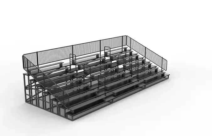 Bleachers 3D model