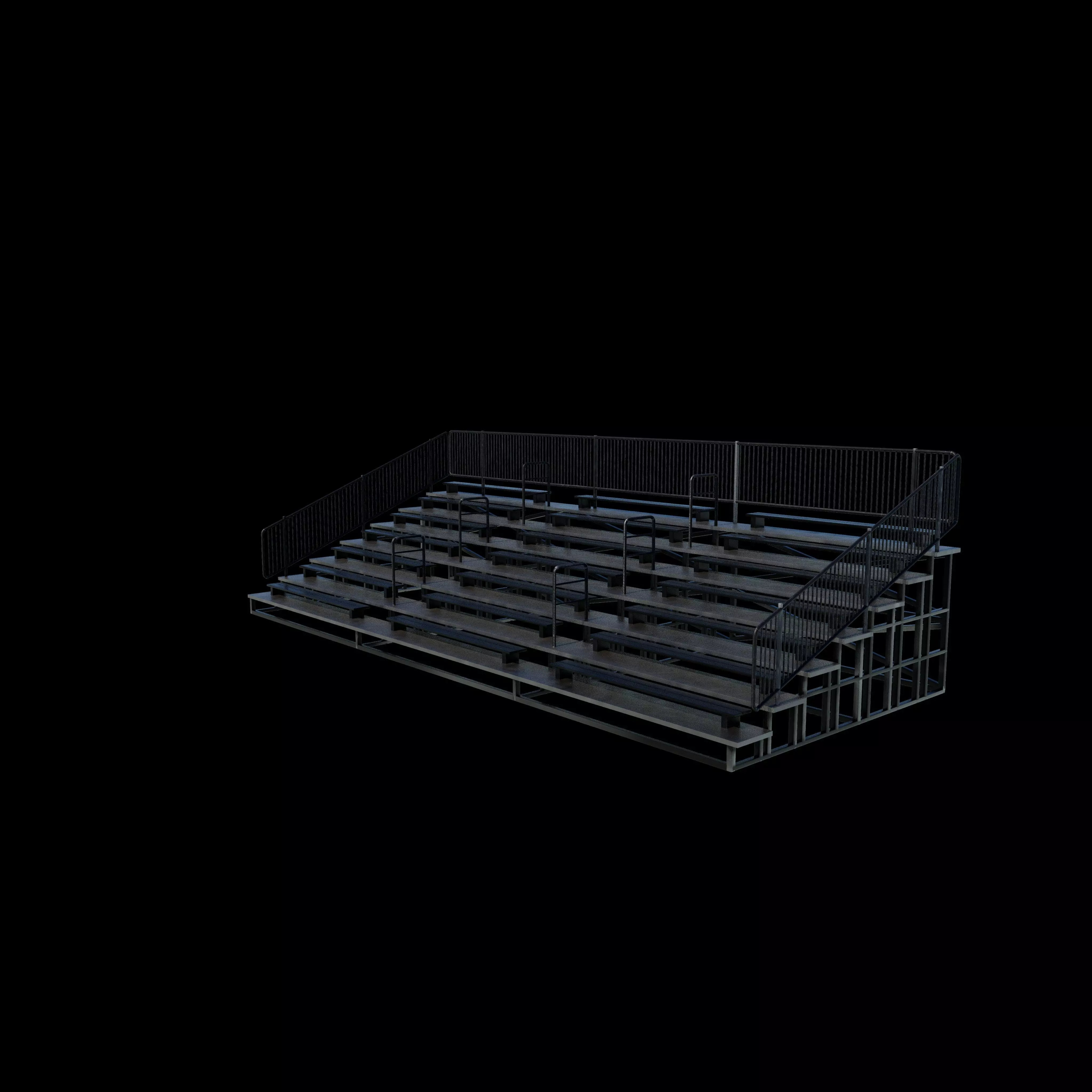 Bleachers 3D model_13