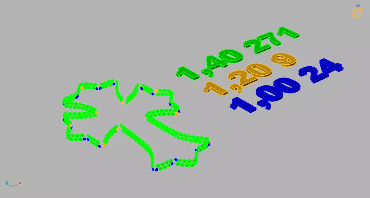 Diamond Cross Pendant 3D print model_10