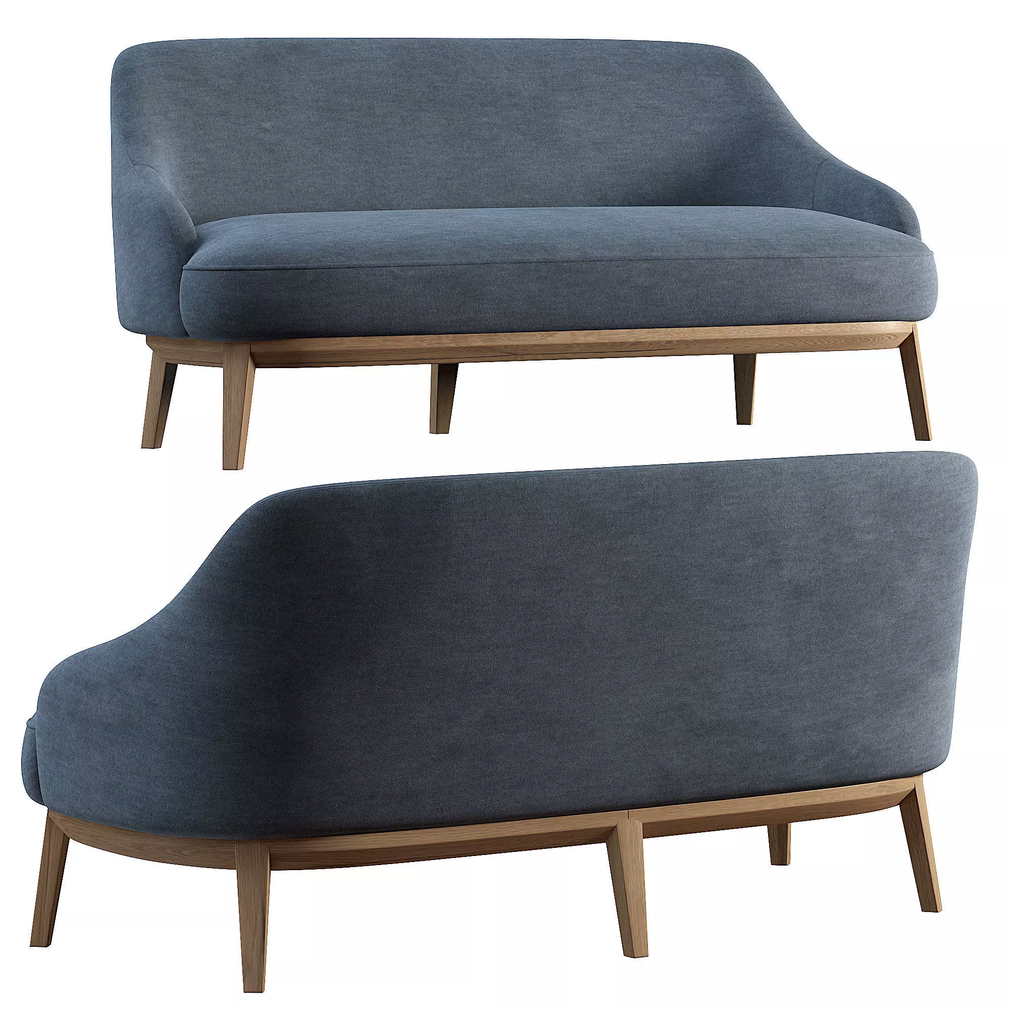 PARLA ATLAS Sofa Low-poly 3D model_3