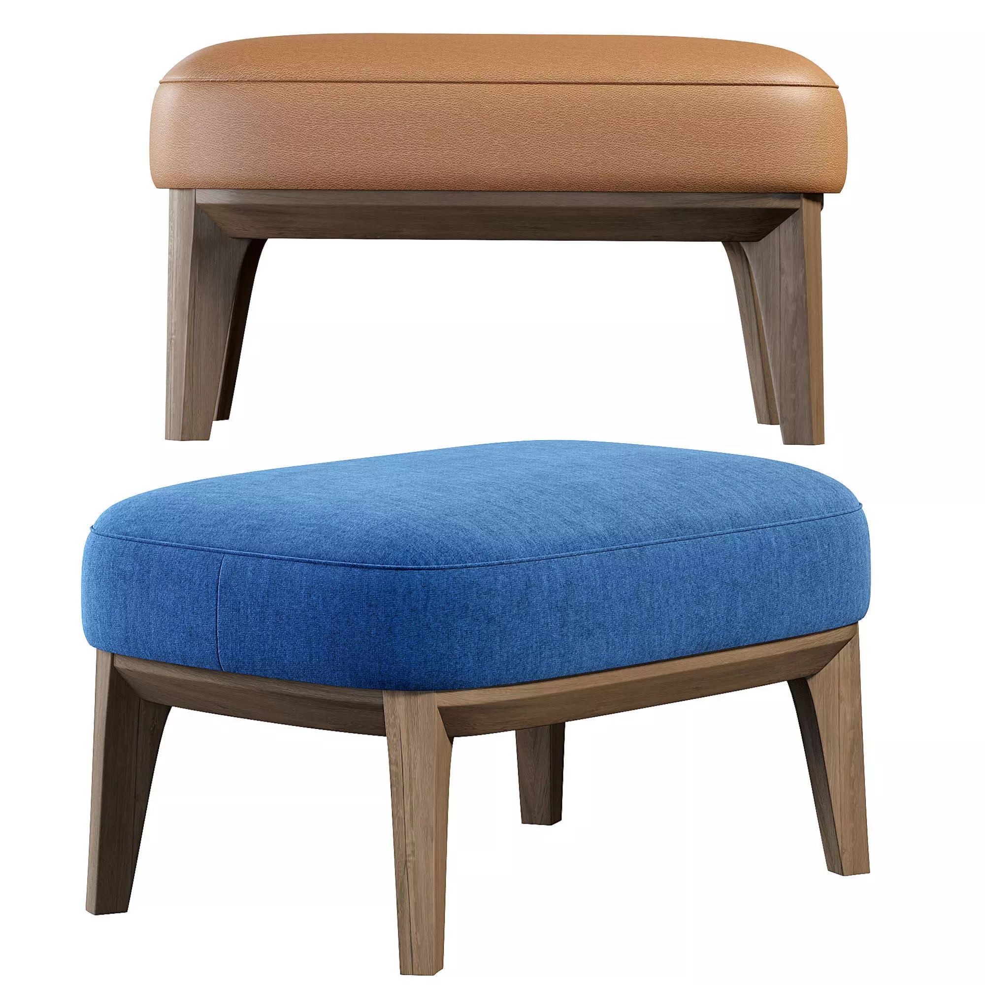 Atlas Pouf by PARLA Low-poly 3D model_2