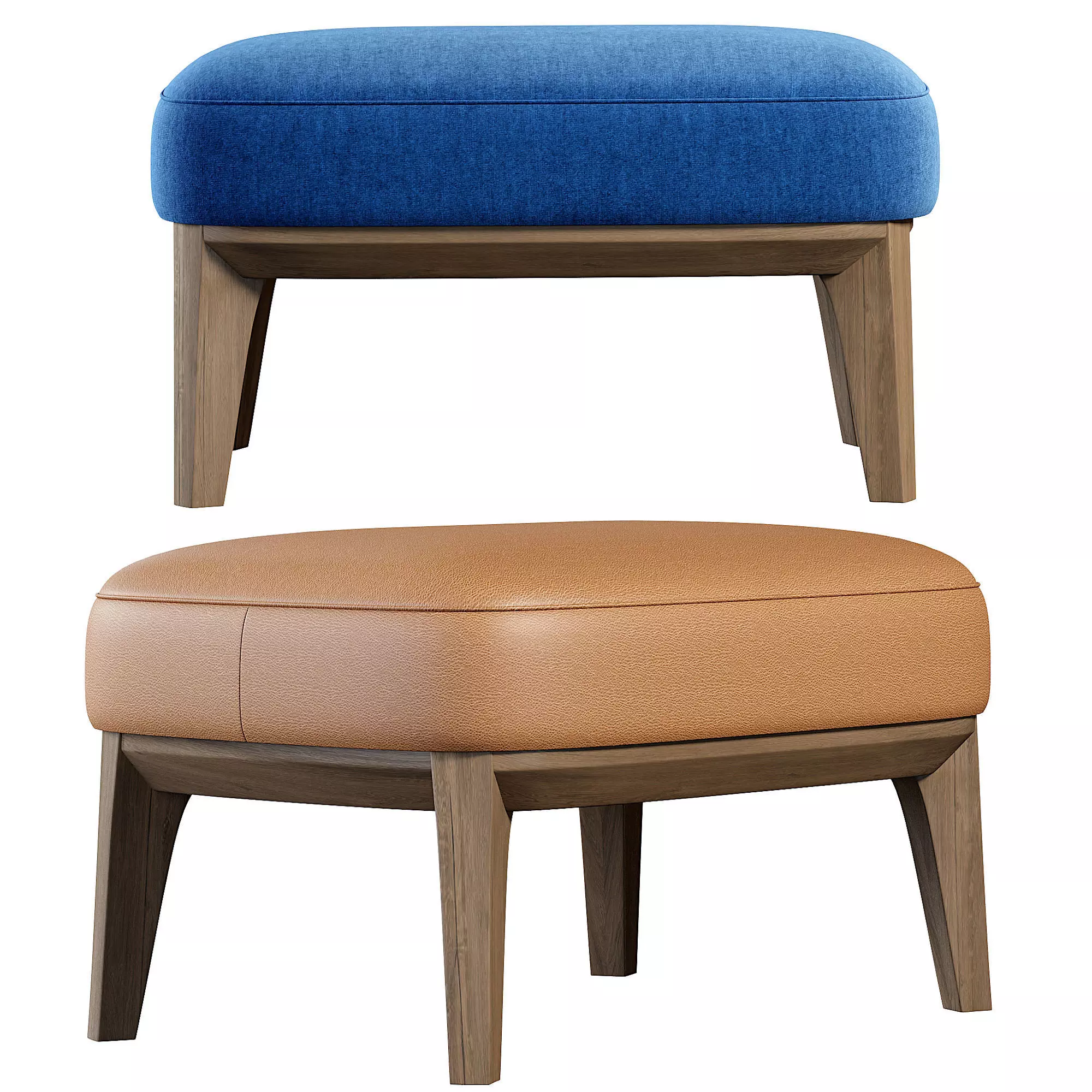 Atlas Pouf by PARLA Low-poly 3D model_1