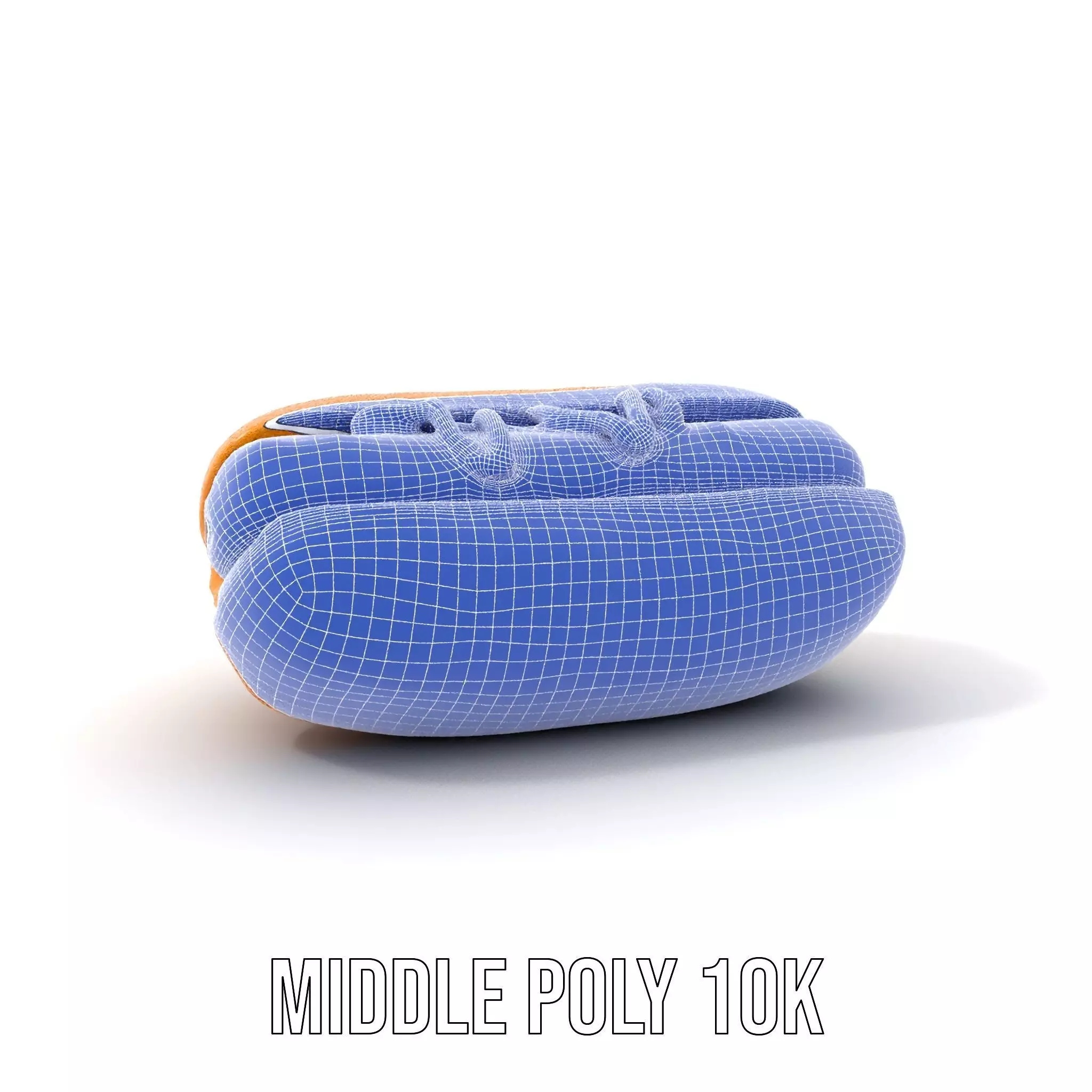 Hot Dog with Mustard Model Pack Low-poly 3D model_5