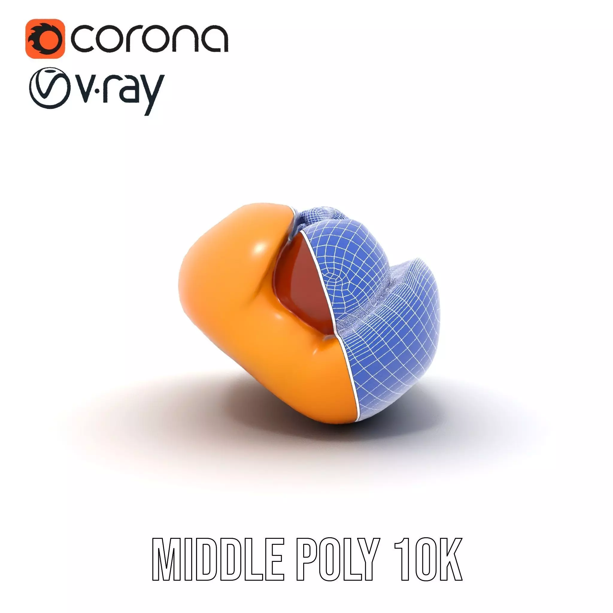 Hot Dog with Mustard Model Pack Low-poly 3D model_24