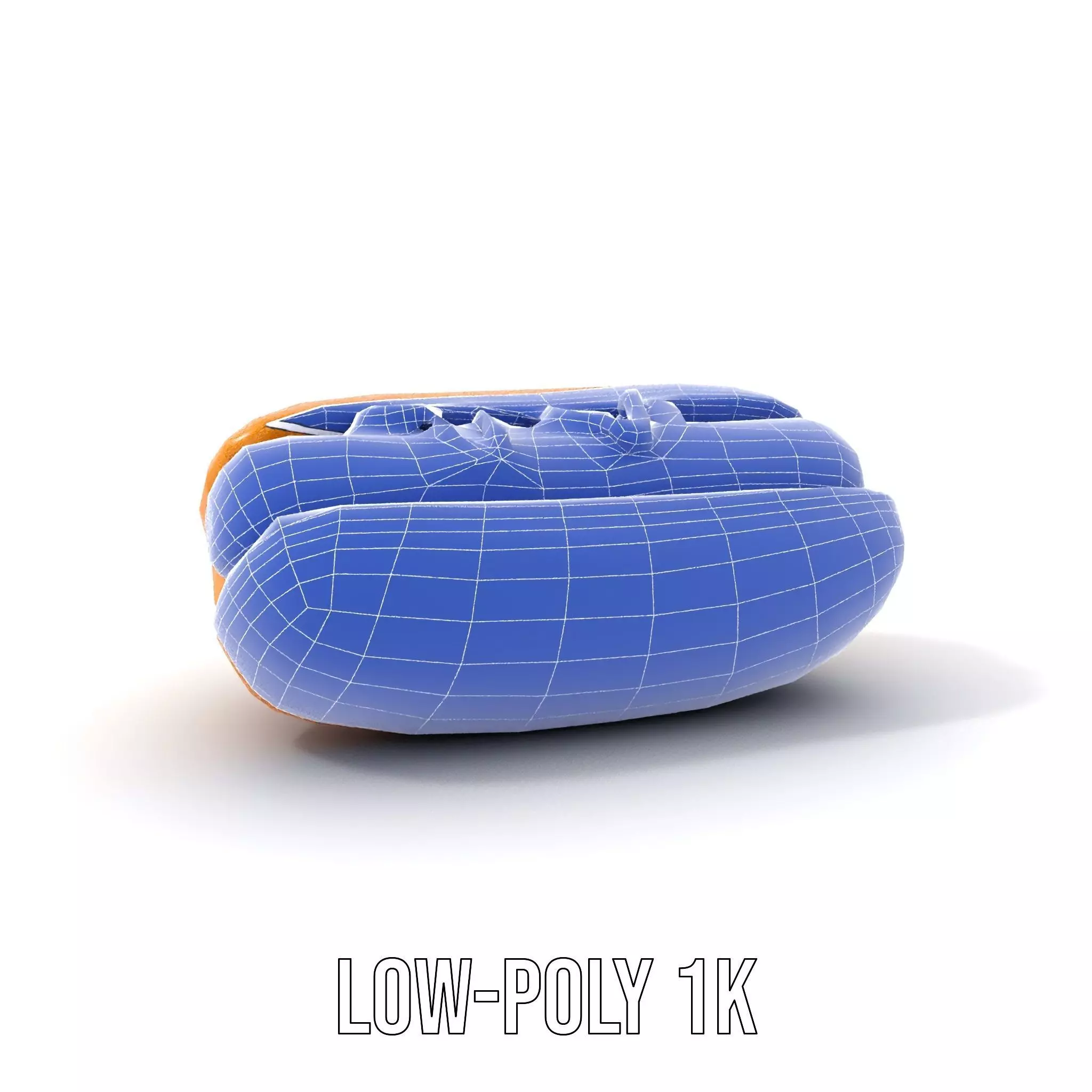 Hot Dog with Mustard Model Pack Low-poly 3D model_25