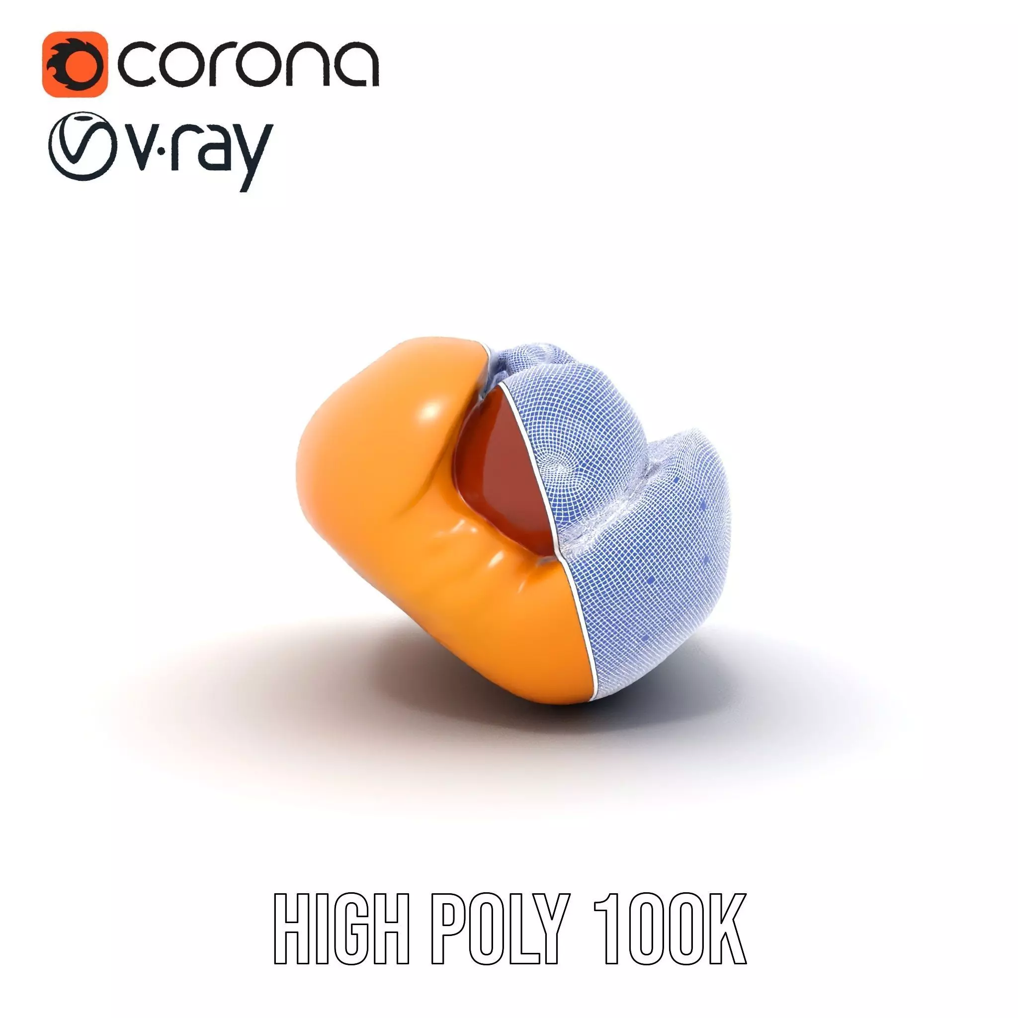 Hot Dog with Mustard Model Pack Low-poly 3D model_33