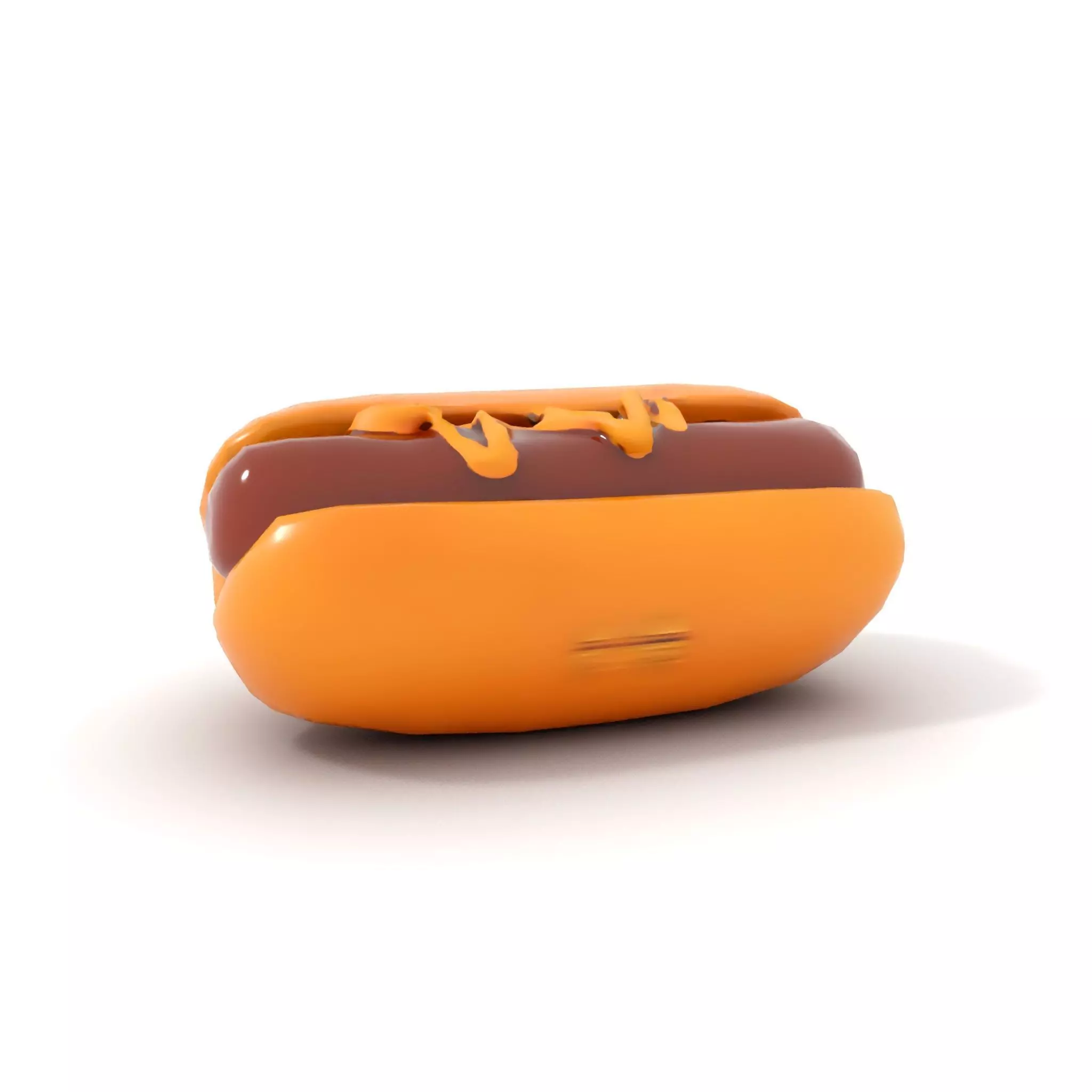 Hot Dog with Mustard Model Pack Low-poly 3D model_14