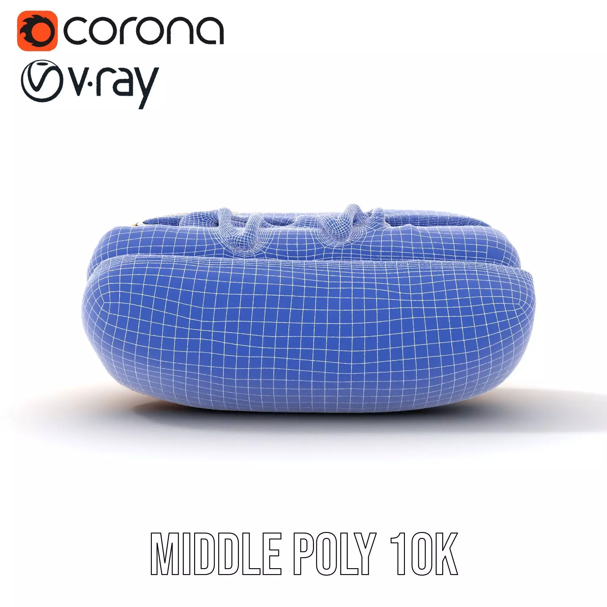 Hot Dog with Mustard Model Pack Low-poly 3D model_29