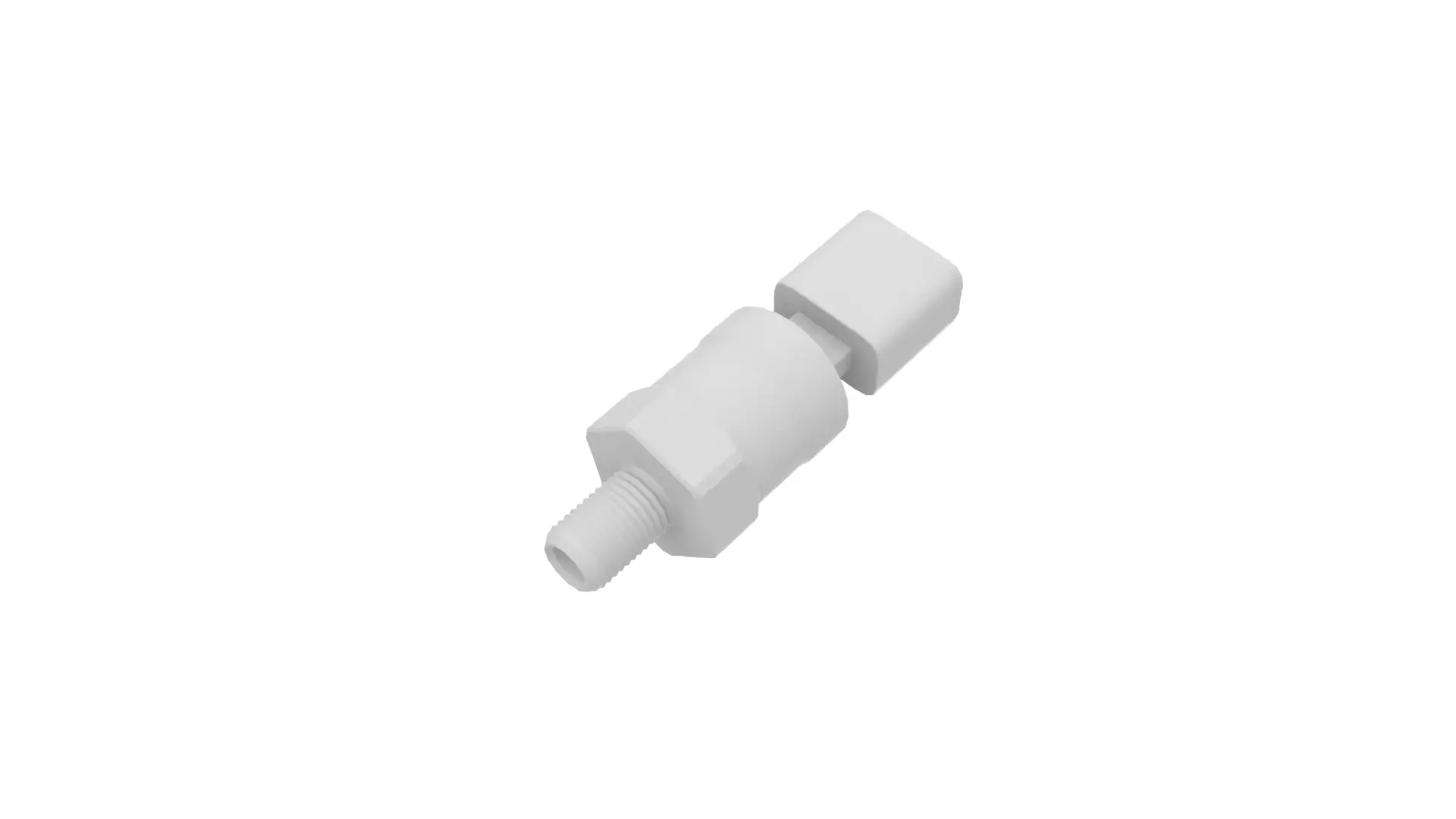 RIFE pressure sensor 5bar - 300psi Low-poly 3D model_7