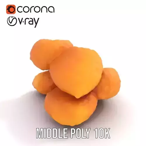 Crispy Chicken Nuggets Model Pack Low-poly 3D model 5