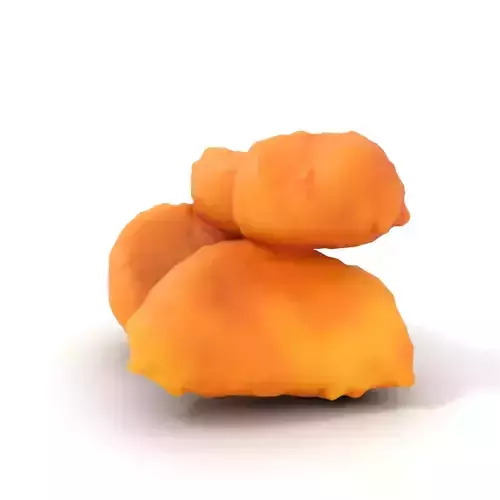 Crispy Chicken Nuggets Model Pack Low-poly 3D model 6