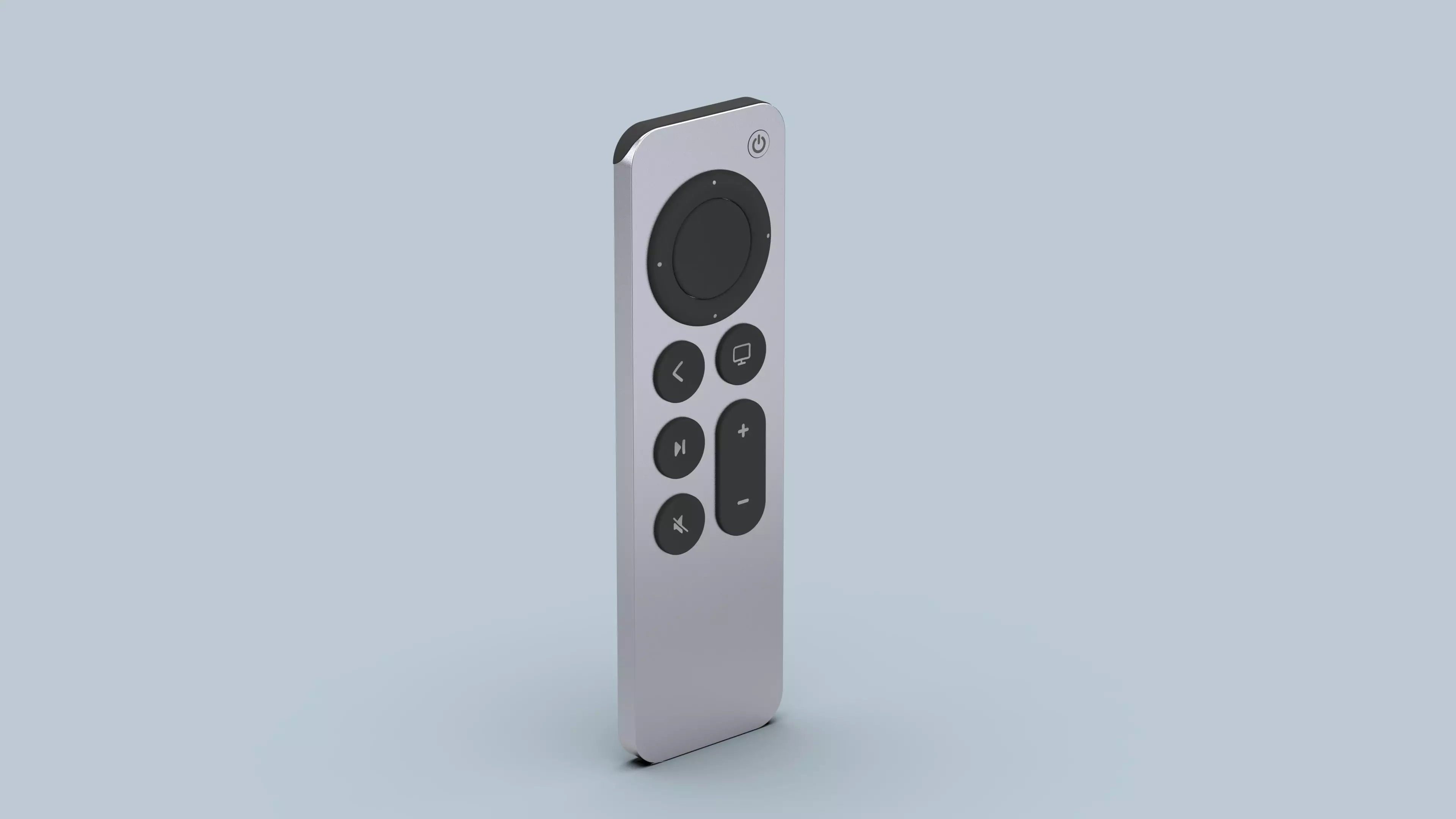 Apple TV Remote 3D Model Free 3D model_4