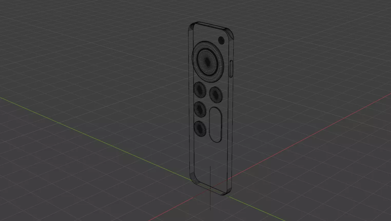 Apple TV Remote 3D Model Free 3D model_8
