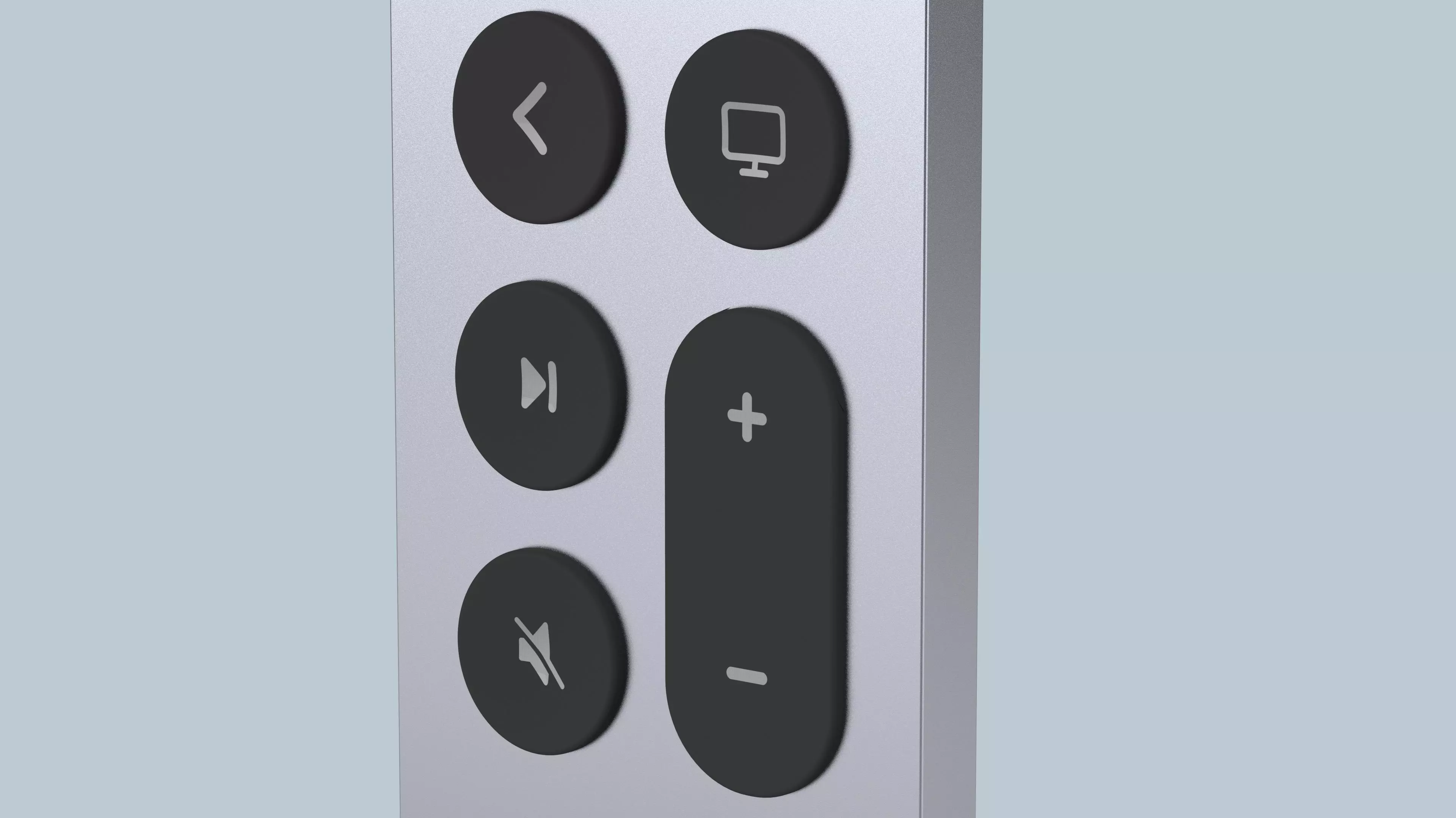 Apple TV Remote 3D Model Free 3D model_5
