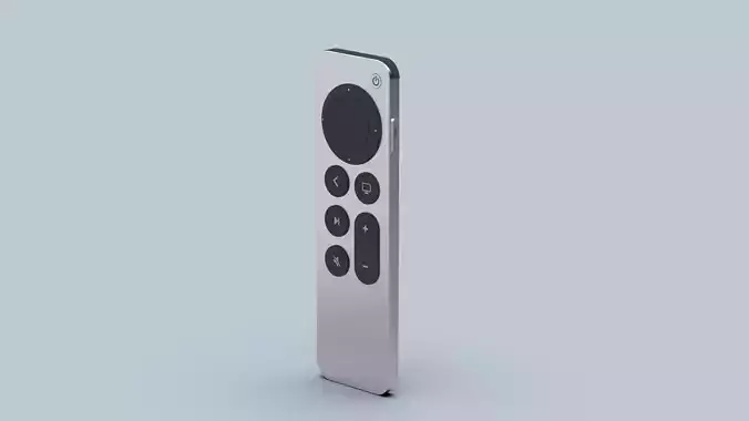 Apple TV Remote 3D Model