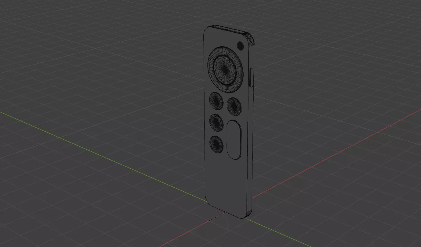 Apple TV Remote 3D Model Free 3D model_7