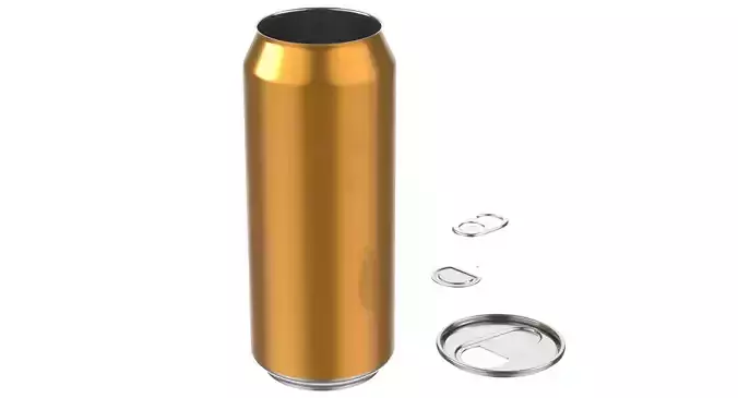 Aluminum Can 2 PBR Low-poly 3D model 3