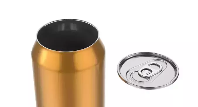 Aluminum Can 2 PBR Low-poly 3D model 5