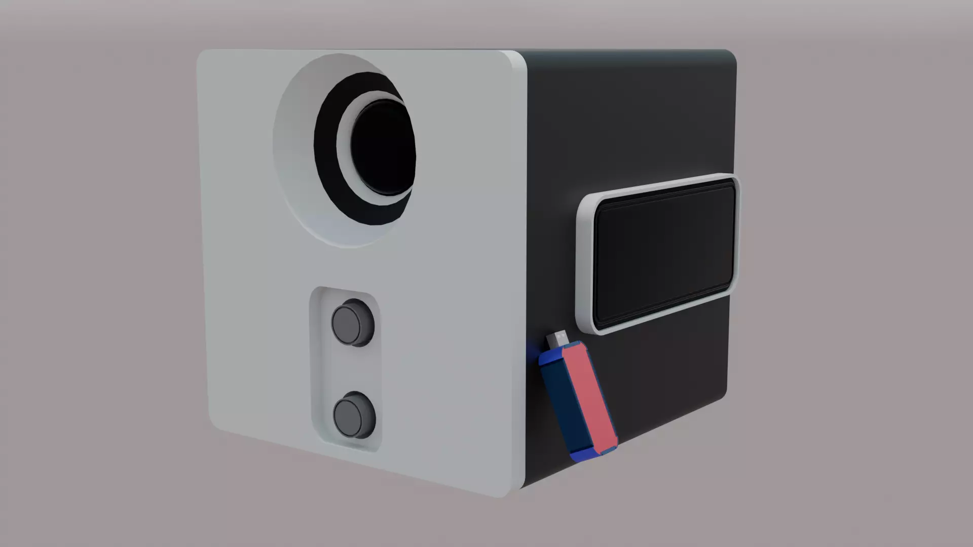 pc speaker 3D model_0
