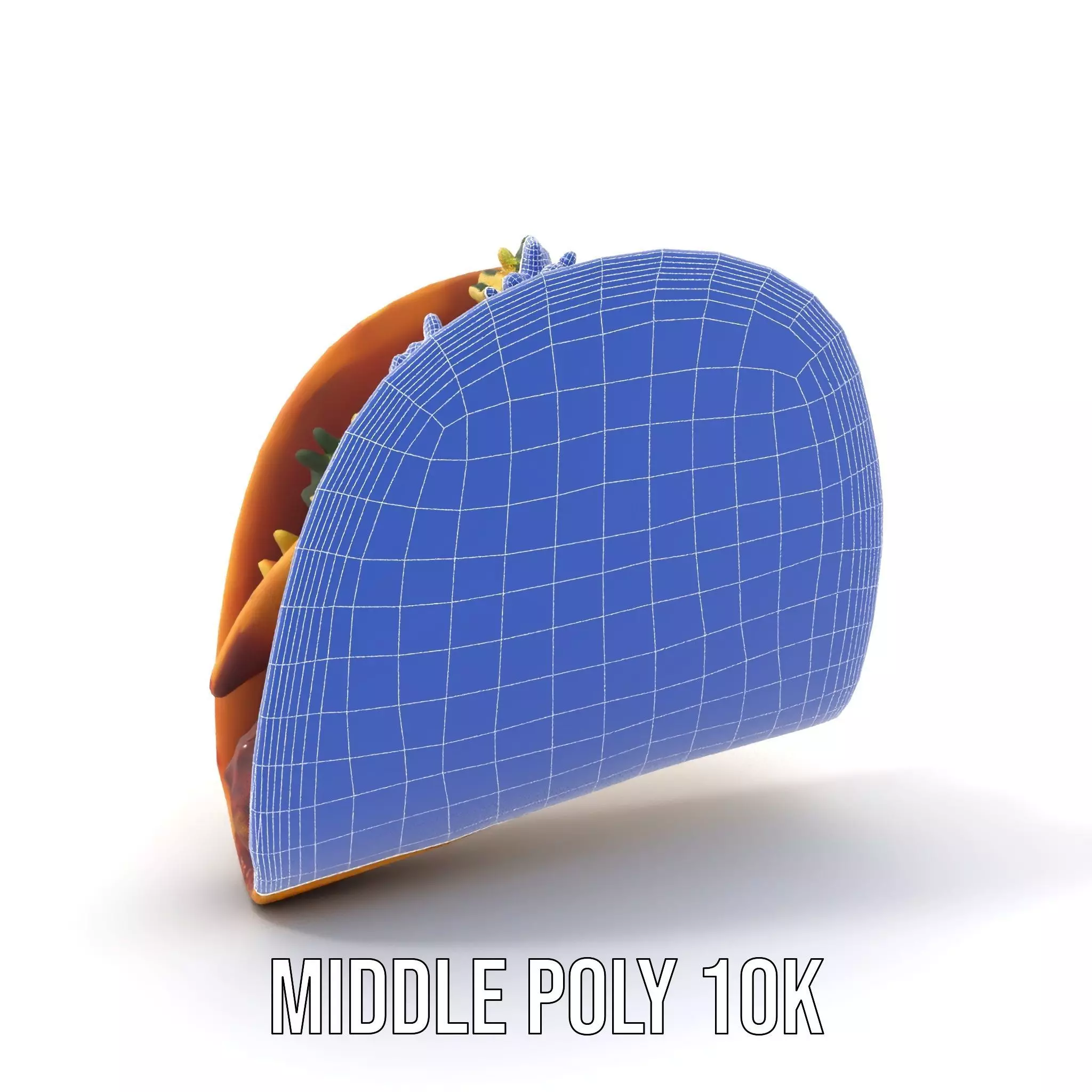 Taco with Beef and Cilantro Model Pack Low-poly 3D model_27