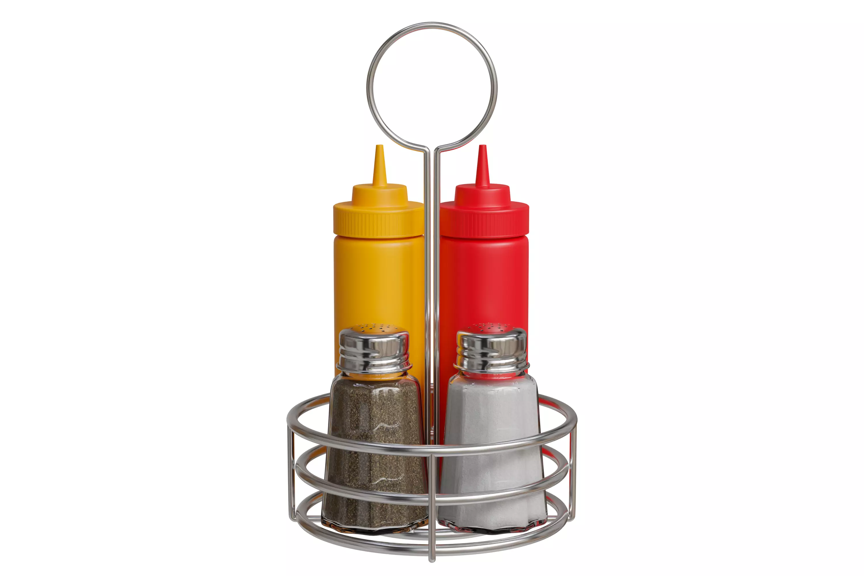 Diner Condiment Caddy 3D model