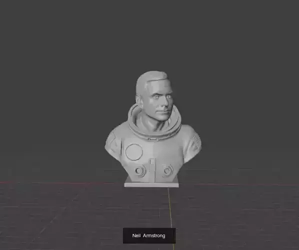 Apollo 11 Crew 3D Model Collection