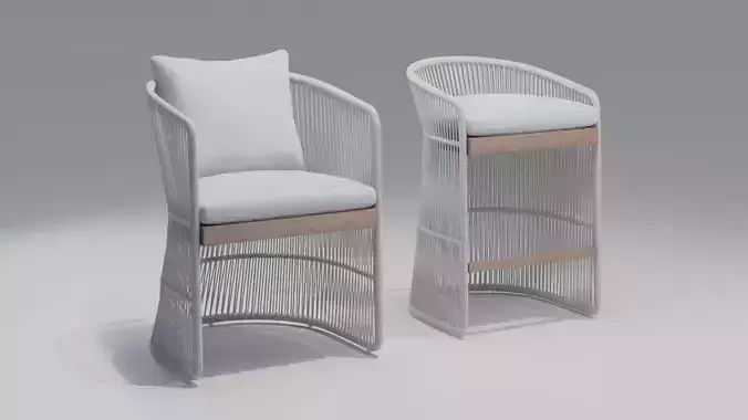 RH Havana Dining Armchair